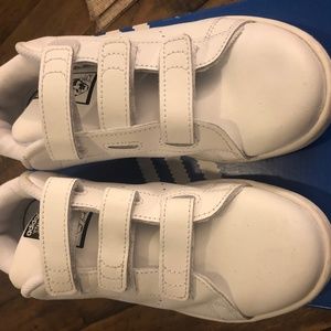 Adidas Metallic Silver/Cloud White Stan Smith Kids